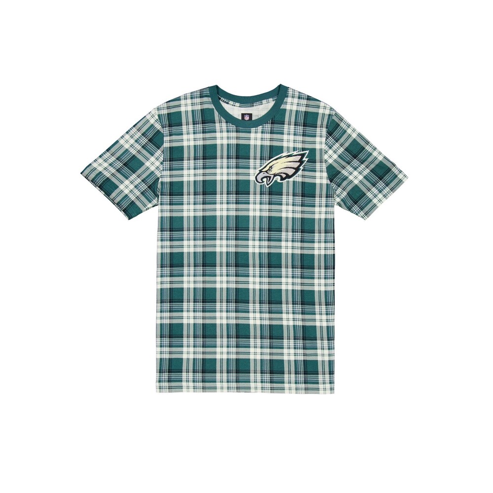New Era Philadelphia Eagles 3rd Down Plaid T-Shirt - Size XL
